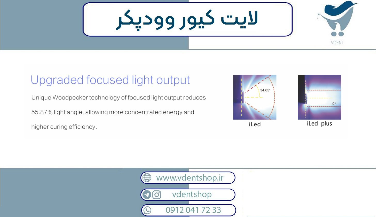 لایت کیور وودپیکر WOODPECKER مدل I LED PLUS